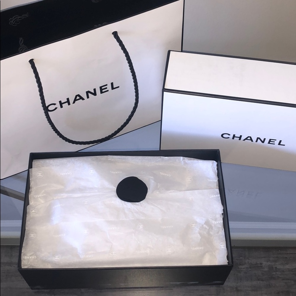 Authentic Chanel Box And Accessories - image 2
